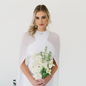 The Mila Chiffon Cape