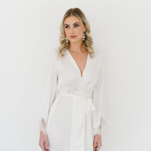 The Odette Lace Robe