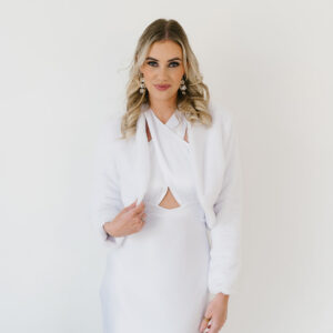 The Aurora Short Faux Fur Jacket